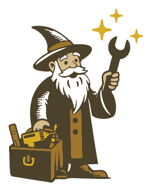 Denver Appliance Wizard mascot